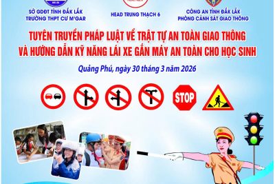 Tuyên truyền về Luật An toàn giao thông và Hướng dẫn lái xe gắn máy An toàn cho học sinh
